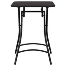vidaXL Bisztróasztal Antracit 55 x 55 x 72,5 cm Porfestett acél