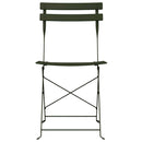 vidaXL Kerti hajtható szék 2 pcs Zöld 42 x 46 x 82 cm Acél
