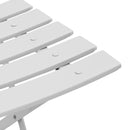 vidaXL Kerti hajtható szék 2 pcs Fehér 42 x 46 x 82 cm Acél