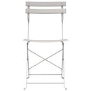 vidaXL Kerti hajtható szék 2 pcs Bézs 42 x 46 x 82 cm Acél