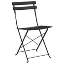 vidaXL Kerti hajtható szék 2 pcs Antracit 42 x 46 x 82 cm Acél