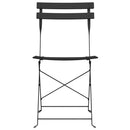 vidaXL Kerti hajtható szék 2 pcs Antracit 42 x 46 x 82 cm Acél