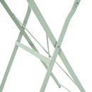 vidaXL Bisztróasztal Világos menta Ø 50 x 71 cm Porfestett acél