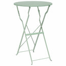 vidaXL Bisztróasztal Világos menta Ø 50 x 71 cm Porfestett acél