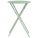 vidaXL Bisztróasztal Világos menta Ø 50 x 71 cm Porfestett acél