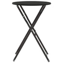 vidaXL Bisztróasztal Antracit Ø50x71 cm Porfestett acél