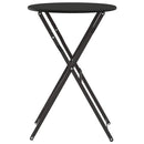 vidaXL Bisztróasztal Antracit Ø 50 x 71 cm Porfestett acél