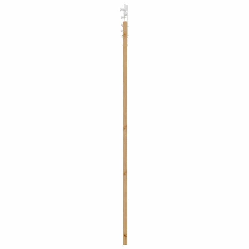 vidaXL Csúszó Ajtó Természetes és fehér 78 x 202 cm