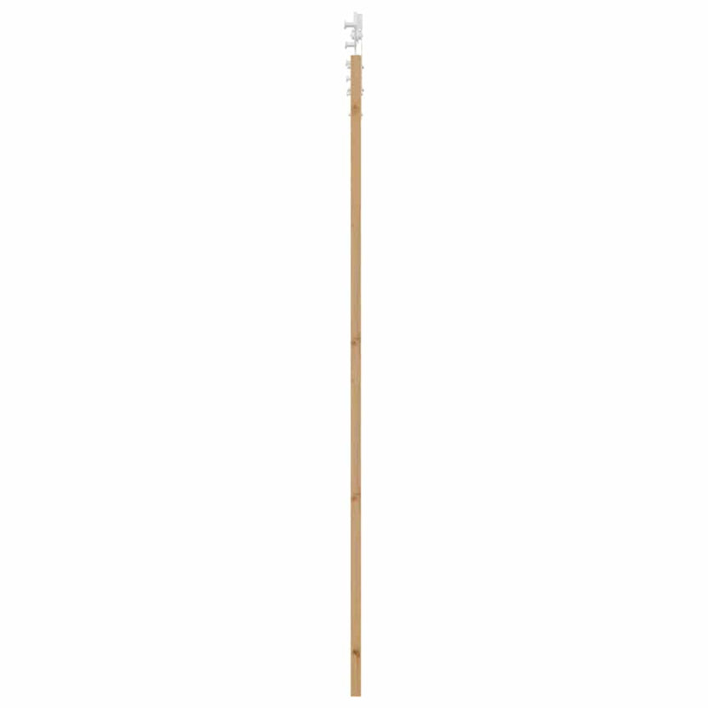 vidaXL Csúszó Ajtó Természetes és fehér 78 x 232 cm