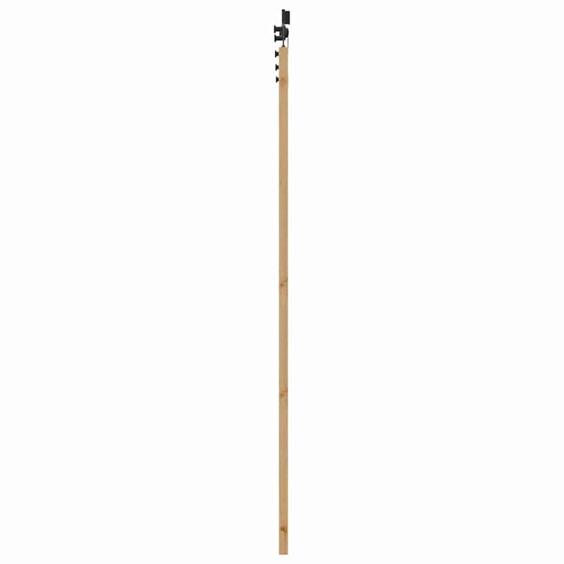 vidaXL Tolóajtó Szett Természetes és fekete 83 x 211 cm