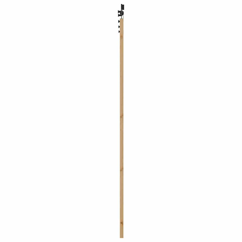 vidaXL Tolóajtó Szett Természetes és fekete 83 x 232 cm
