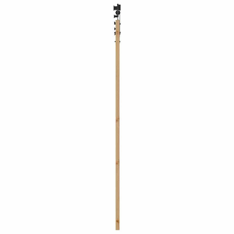 vidaXL Csúszó ajtó Egyéb ORKDAL Természetes és fekete 78 x 202 cm