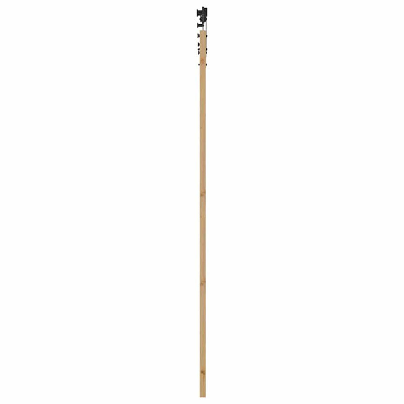vidaXL Csúszóajtó Egyéb ORKDAL Természetes és fekete 83 x 232 cm