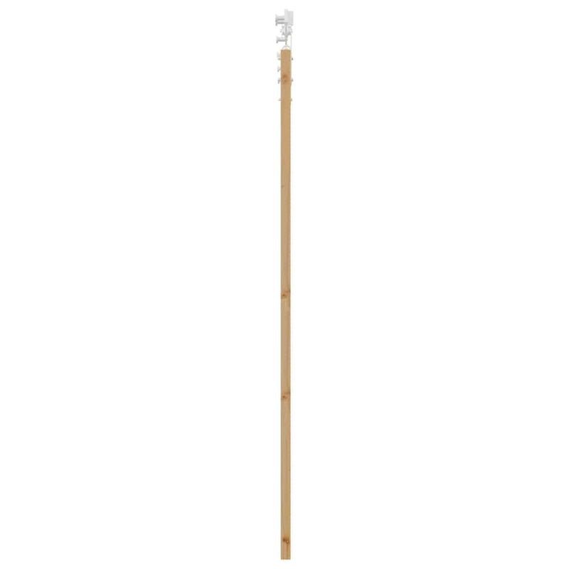 vidaXL Csúszó ajtó Egyéb ORKDAL Természetes és fehér 73.5 x 198.5 cm