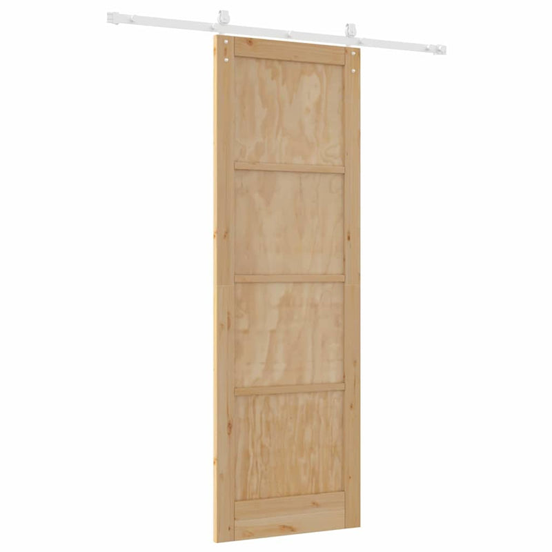 vidaXL Csúszó ajtó Egyéb ORKDAL Természetes és fehér 78 x 232 cm