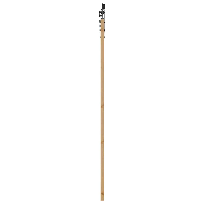 vidaXL Csúszó ajtó Egyéb ORKDAL Természetes és fekete 73.5 x 198.5 cm
