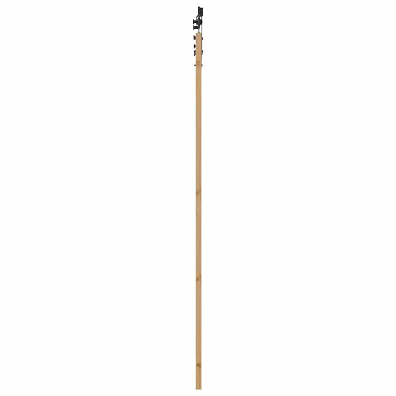 vidaXL Csúszó ajtó Egyéb ORKDAL Természetes és fekete 78 x 232 cm