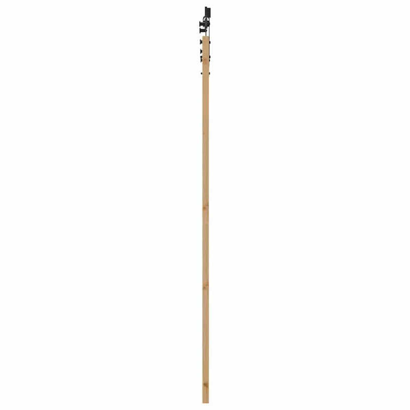 vidaXL Csúszó ajtó Egyéb ORKDAL Természetes és fekete 83 x 211 cm