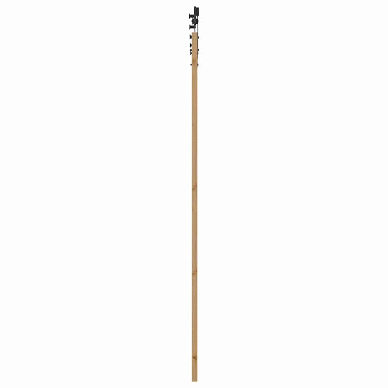 vidaXL Csúszó ajtó Egyéb ORKDAL Természetes és fekete 83 x 232 cm