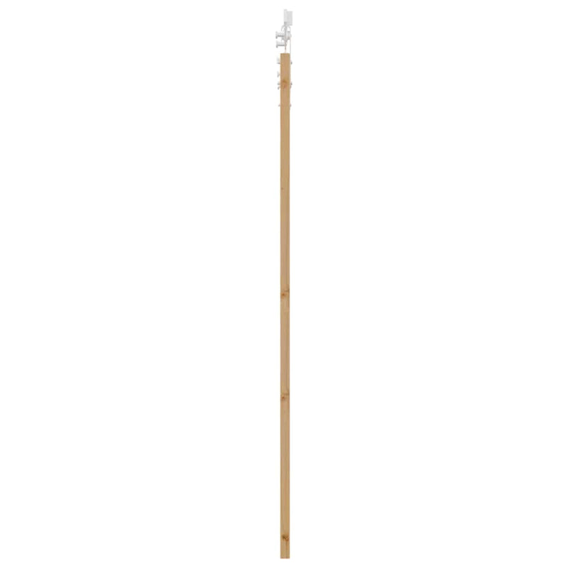 vidaXL Csúszó ajtó Egyéb ORKDAL Természetes és fehér 78 x 202 cm