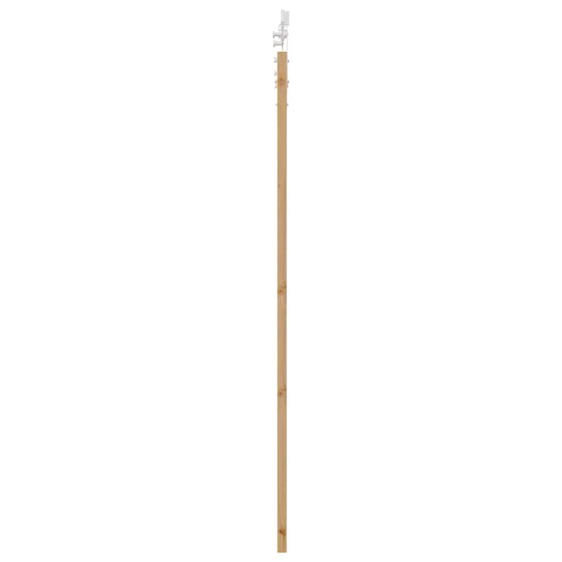 vidaXL Csúszó ajtó Egyéb ORKDAL Természetes és fehér 83 x 202 cm