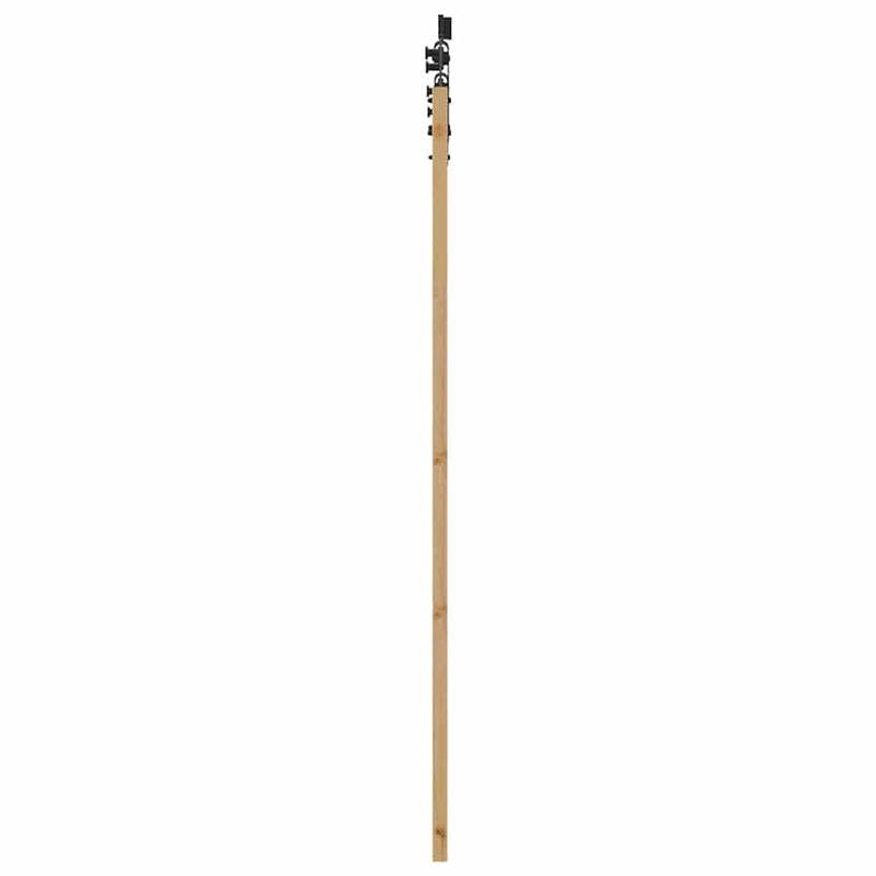 vidaXL Csúszó ajtó ORKDAL Barna 73.5 x 198.5 cm Tömör fenyőfa