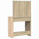 vidaXL Öltözködőasztal fiókkal Sonoma tölgy 78,5 x 41 x 135 cm Faanyag