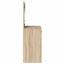 vidaXL Öltözködőasztal fiókkal Sonoma tölgy 78,5 x 41 x 135 cm Faanyag