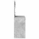 vidaXL Öltözködőasztal fiókkal Beton Szürke 78,5 x 41 x 135 cm Faanyag