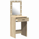 vidaXL Öltözködőasztal fiókkal Sonoma tölgy 50 x 41 x 135 cm Faanyag
