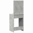 vidaXL Öltözködőasztal fiókkal Beton Szürke 50 x 41 x 135 cm Faanyag