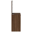 vidaXL Öltözködőasztal fiókkal Barna Tölgy 50 x 41 x 135 cm Faanyag
