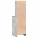 vidaXL Magasfiú Beton szürke 40 x 41 x 135 cm Szerelt Fa