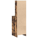 vidaXL Magasfiú fiókkal Füstölt tölgy 40 x 41 x 135 cm Faanyag