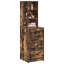 vidaXL Magasfiú fiókkal Füstölt tölgy 40 x 41 x 135 cm Faanyag