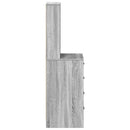 vidaXL Magasfiú fiókkal Szürke sonoma 40 x 41 x 135 cm Faanyag