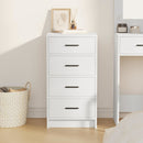 vidaXL Széf fiókkal Fehér 40 x 41 x 75 cm Faanyag