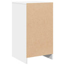 vidaXL Széf fiókkal Fehér 40 x 41 x 75 cm Faanyag