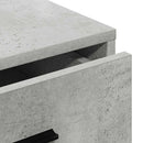vidaXL Széf fiókkal Beton szürke 40 x 41 x 75 cm Faanyag