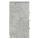 vidaXL Széf fiókkal Beton szürke 40 x 41 x 75 cm Faanyag