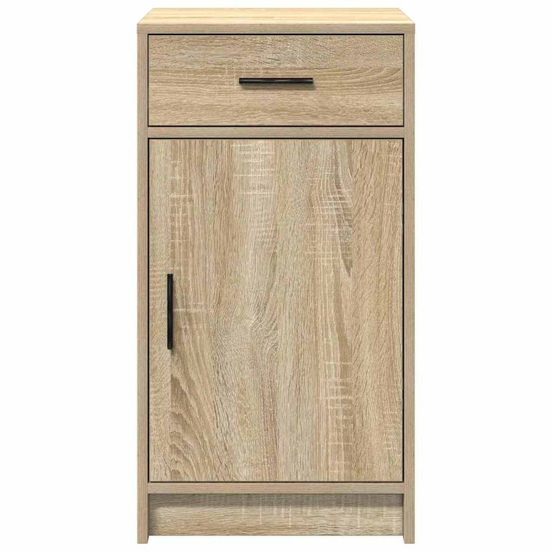 vidaXL Széf fiókkal sonoma tölgy 40 x 40.5 x 75 cm Faanyag
