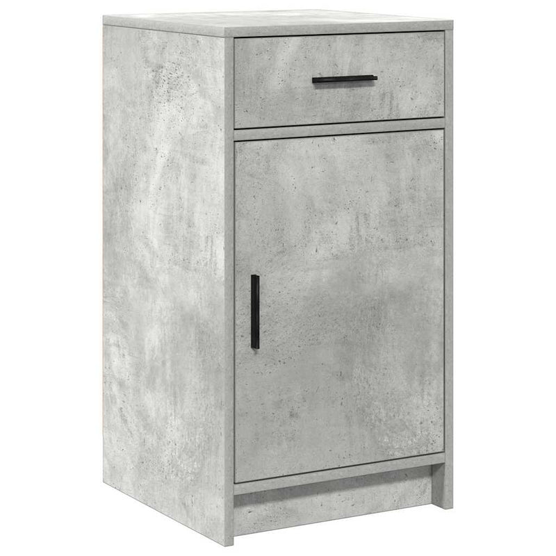 vidaXL Széf fiókkal Beton szürke 40 x 40.5 x 75 cm Faanyag