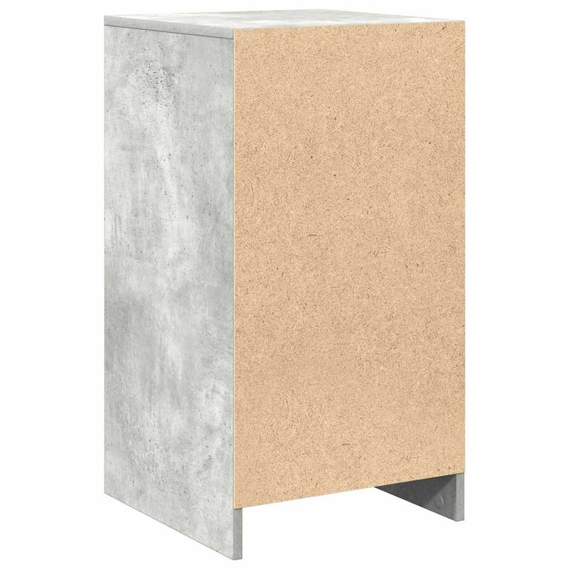 vidaXL Széf fiókkal Beton szürke 40 x 40.5 x 75 cm Faanyag