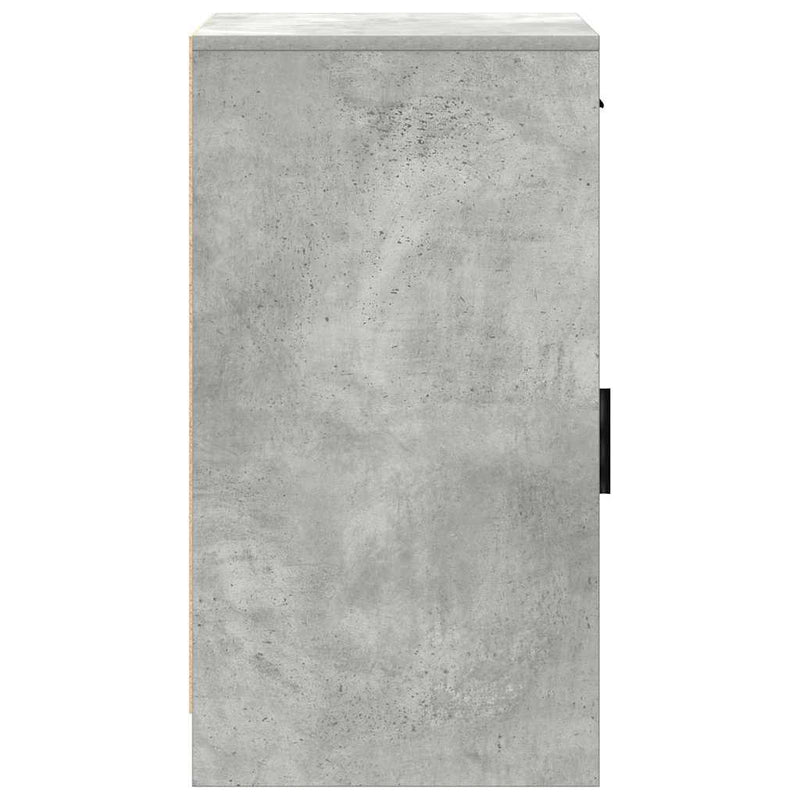 vidaXL Széf fiókkal Beton szürke 40 x 40.5 x 75 cm Faanyag