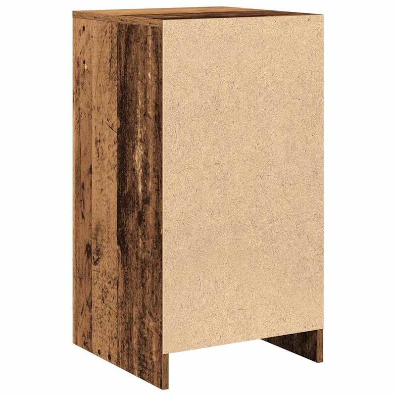 vidaXL Széf fiókkal Régi fa 40 x 40.5 x 75 cm Faanyag