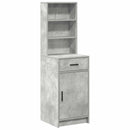 vidaXL Magasfiú fiókkal Beton Szürke 40 x 40,5 x 135 cm Faanyag