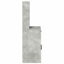 vidaXL Magasfiú fiókkal Beton Szürke 40 x 40,5 x 135 cm Faanyag