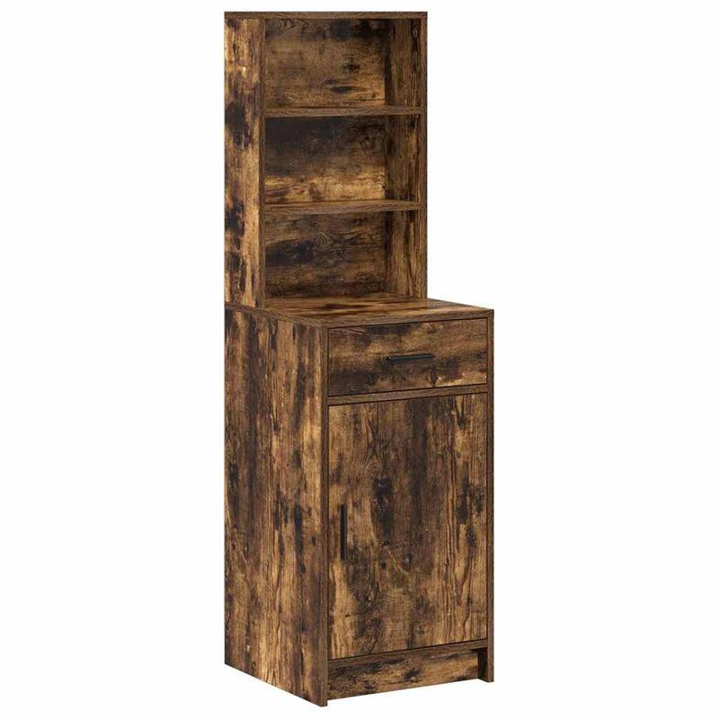 vidaXL Magasfiú fiókkal Füstölt tölgy 40 x 40,5 x 135 cm Faanyag