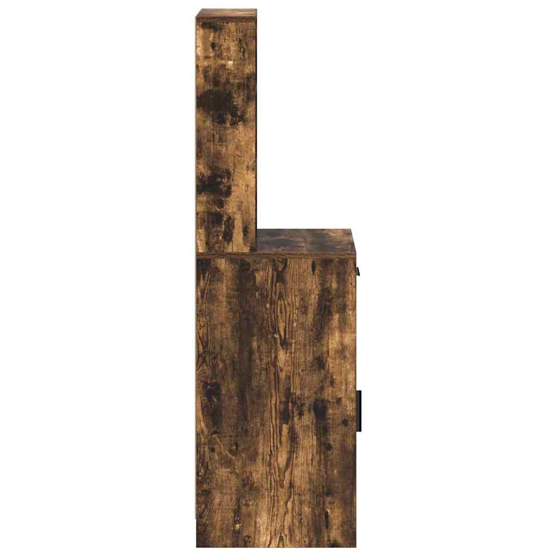 vidaXL Magasfiú fiókkal Füstölt tölgy 40 x 40,5 x 135 cm Faanyag