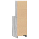 vidaXL Magasfiú fiókkal Szürke Sonoma 40 x 40,5 x 135 cm Faanyag